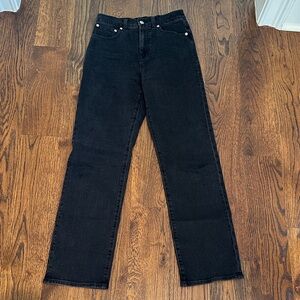 Madewell 90’s Straight Women's Black Jeans